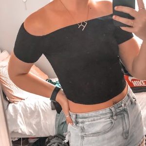 Black Crop Top